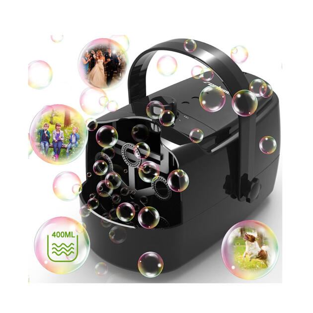 Bubble Machine Durable Automatic, 10000+ Big Bubbles Per Minute