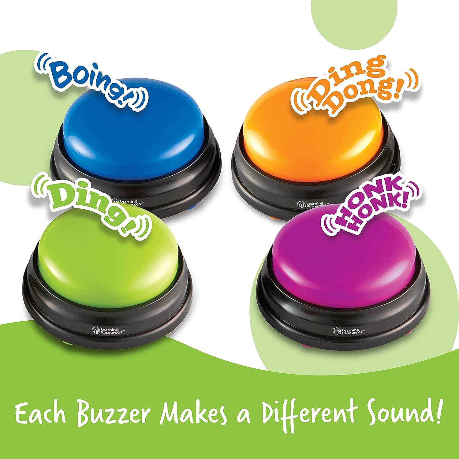 Learning Resources Answer Buzzers - Set of 4, Ages 3+ - Image 2
