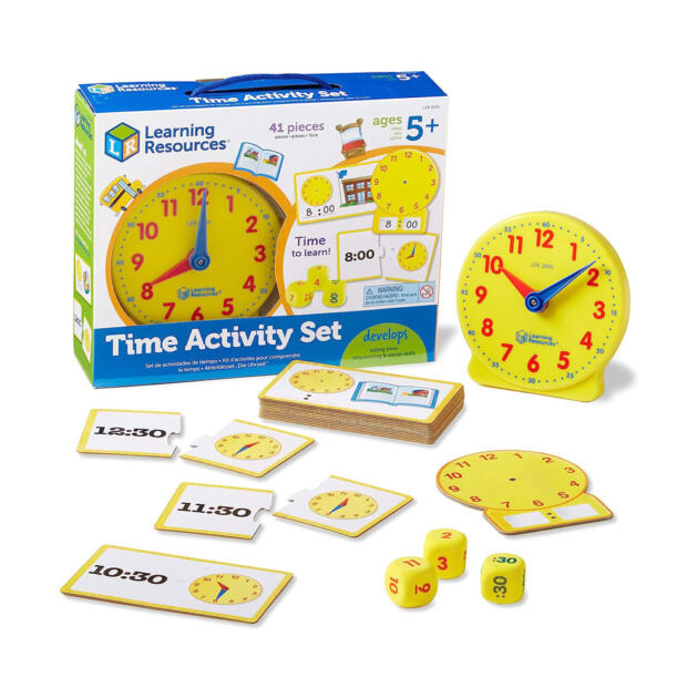 Learning Resources Time Activity Set - 41 Pieces