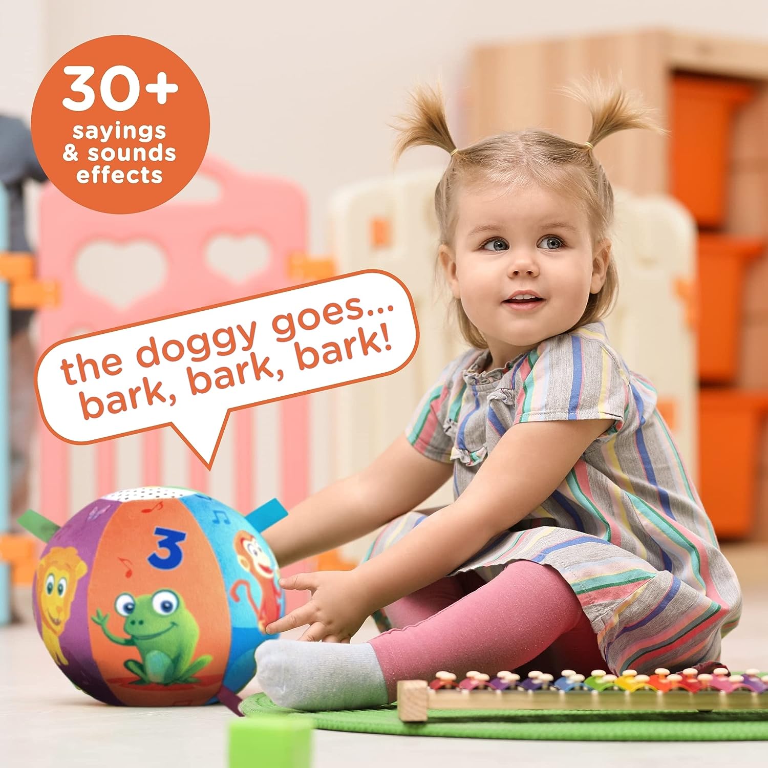 Move2Play, Toddler & Baby Ball with Music and Sound - Image 2